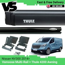 VAMOOSE MULTI RAIL THULE 4200 BLACK AWNING NISSAN NV300 2016- SWB
