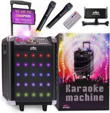 Wireless Karaoke Machine Microphone Speaker Disco Bluetooth Singing System G100