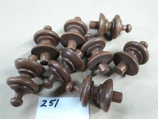Lot of 8 NOS Wooden Finials 251