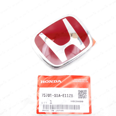 GENUINE HONDA NSX NSX-R NA2 TYPE R (R81) REAR CENTER RED EMBLEM
