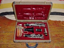 RETRO VINTAGE SELMER CLARINET GOLDENTONE MOUTHPIECE TEM PRO SAN CASE