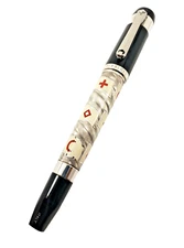 TIBALDI 150 YEARS OF THE RED CROSS MOVEMENT LIMITED EDITION ROLLERBALL PEN