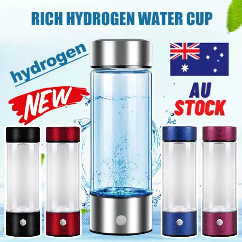 420ml Portable Hydrogen Rich Alkaline Water Ionizer Generator Bottle Cup Mug BH - Picture 1 of 21