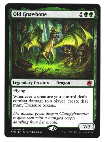 MTG- Old Gnawbone（AFR-197）-Chinese-Regular-Near Mint | eBay