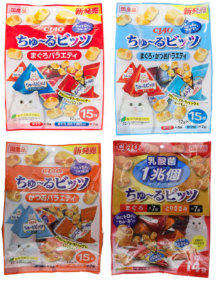 INABA CIAO Churu Bits Cat Treats M size Made in Japan NEW
