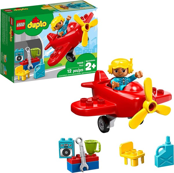 LEGO 10908. AVION DUPLO. Nuevo a estrenar!!! Con una figura DUPLO de un piloto