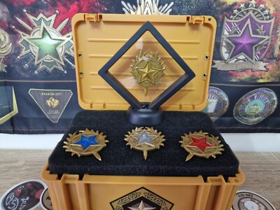 CS GO Spiel Counter-Strike: Global Offensiv Sammlerstück REAL 3D Service Medal 2020
