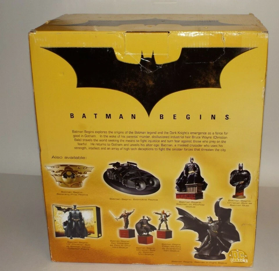 Batman Begins Christian Bale Batman 14" Estatua DC Direct Low # 7 de 2500 Foto 2 de 4
