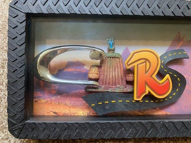 Dave Avanzino ディズニーランド50周年記念　シャドーbox レア Disney 50th Anniversary Icon Letter Shadow Box Dave Avanzino
