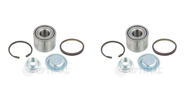 Optimal 2X Radnabe Radlagersatz Hinten FüR Peugeot 307 CitroëN C4 Coupe 3A C 3E-image