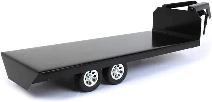 Little Buster Toys Gooseneck Flatbed Trailer - Black - Image 3 of 4