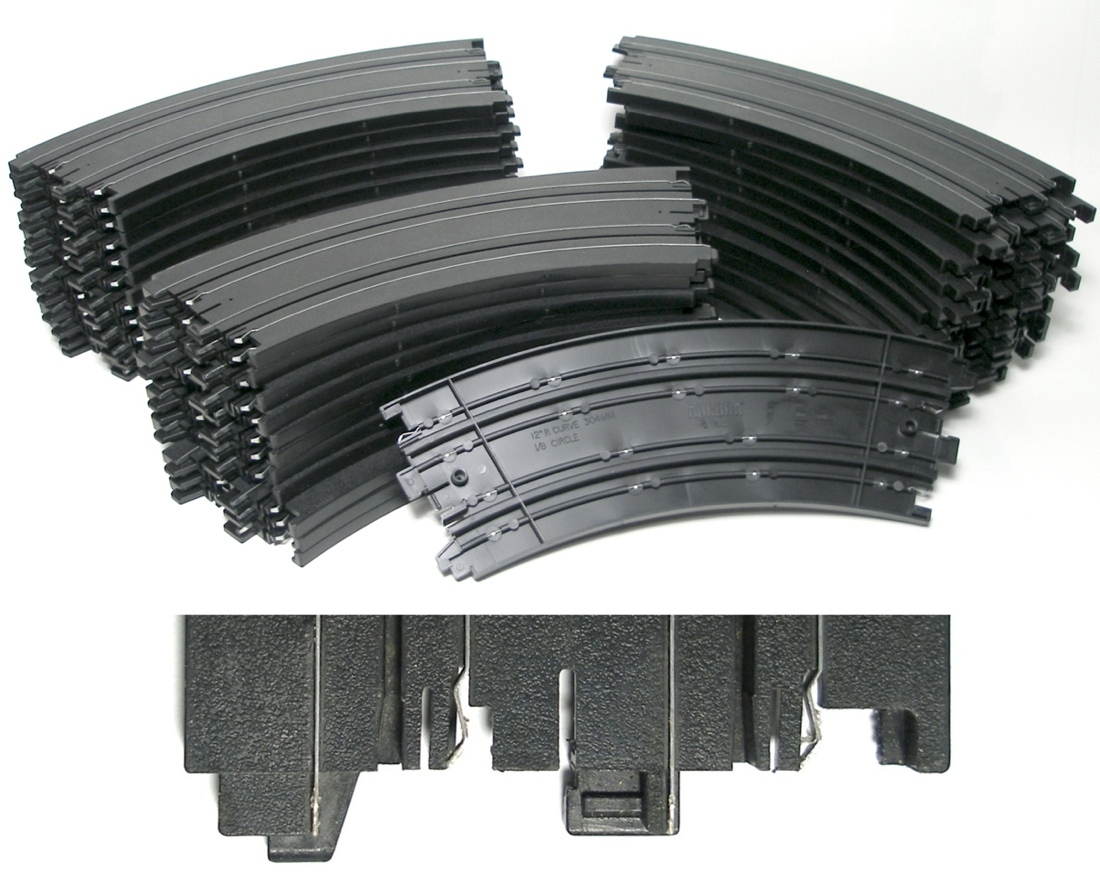 36pc TOMY Aurora AFX HO Slot Car 1/8 12-Inch Radius Outside Curve Tracks Bulk Lot Unused