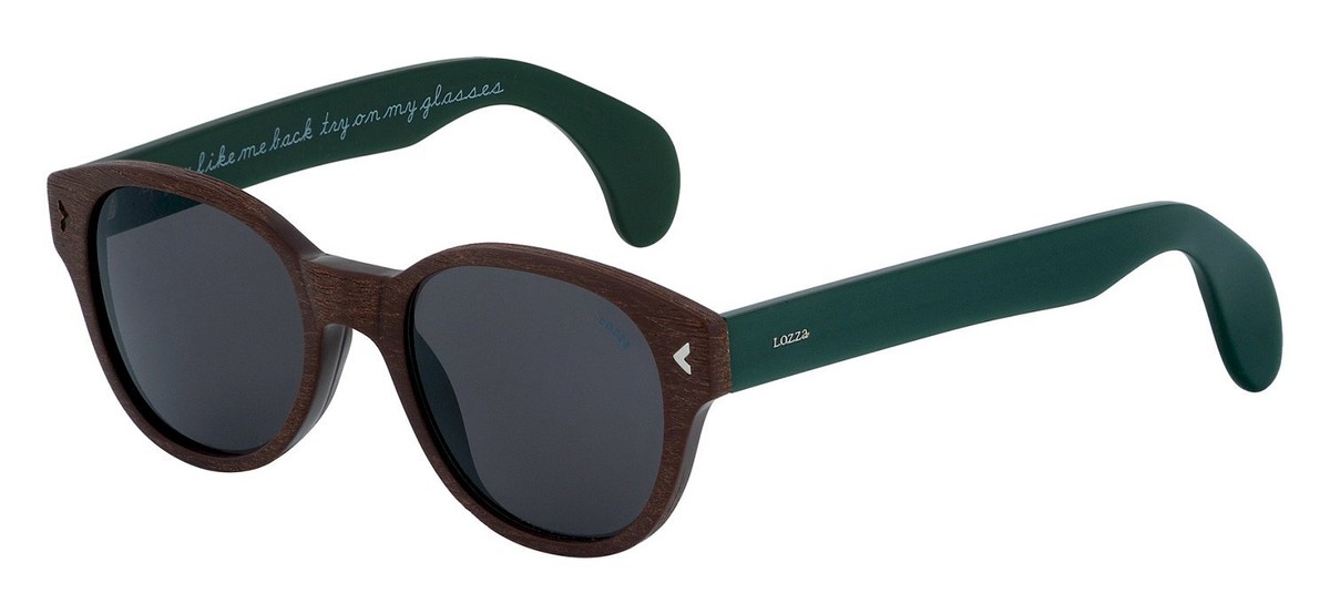 Lozza Sunglasses SL1913 MACHO AMPP Brown smoke Men Women | eBay