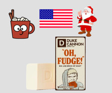 Duke Cannon Oh, Fudge Big Ass Brick of Soap 10oz Christmas Benefits USA Vets
