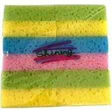 12 Pieces Shining Multi-Use Cleaning Sponge Kitchen 4.5"x 2.5" Wholesale