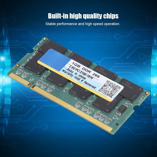 1GB Desktop PC Memory PC-2100 DDR 266MHz 200 Pin Compatible For Fit - Picture 5 of 7