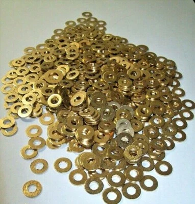 FABLOGIX(TM) brass washers m4 Tattoo Machine gun 25 X Building 4mm binding posts uk