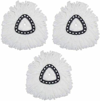 #ad 3 Pack Mop Replacement Heads for O cedar Mop Replace Head Machine Washable $6.99
