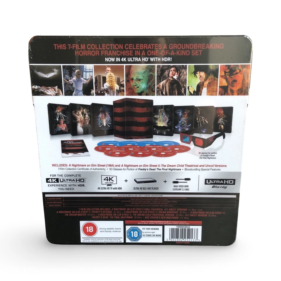A NIGHTMARE ON ELM STREET 4K UHD + Blu-ray Collection Box Set inkl deutscher Ton - Image 3 of 4