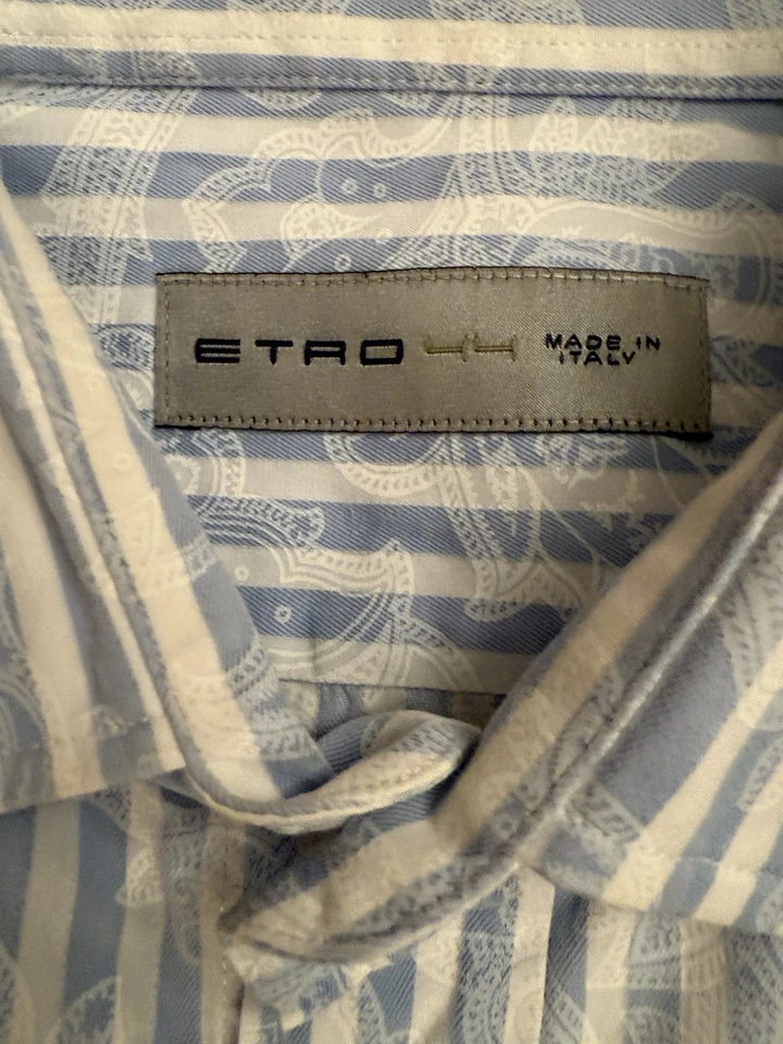 camicia uomo  Etro Taglia 44 IT, slim fit - Immagine 2 di 4