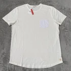 Marine Layer Heavy Slub Pocket Tee T-Shirt Mens Medium Antique Cream New NWT