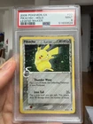 Pikachu 93/92 Secret Rare EX Legend Maker Pokemon Card Holo PSA 9 MINT SWIRL🌀