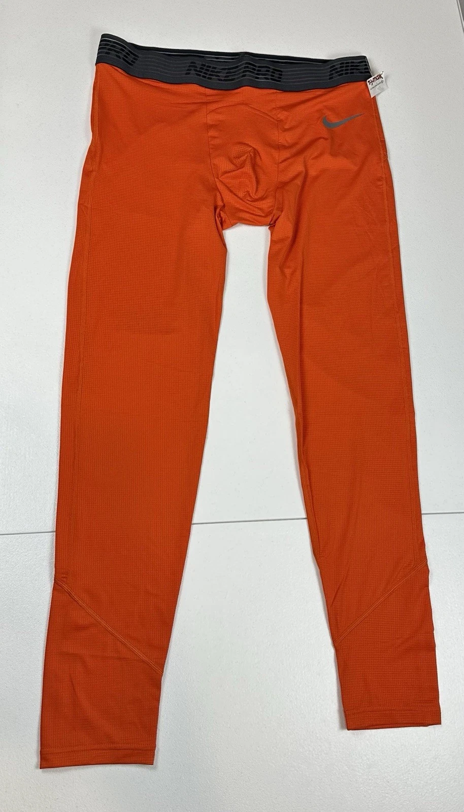 Nike Pro Mens Compression Dri-Fit Orange Base Layer Leggings Pants Size 2XL
Opens in a new window or