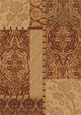 8x11 Milliken Hadley Sedona Traditional Damask Area Rug - Approx 7'8"x10'9"