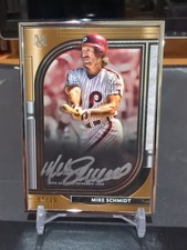 Mike Schmidt 2021 Topps Museum Collection MFA-MS Framed Autograph Silver 04/15