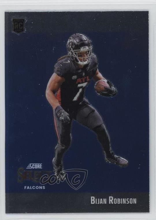 2023 Panini Select Score Select Throwback Bijan Robinson #STW-BRO 12g7