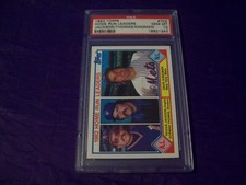1983 TOPPS #702 HOME RUN LEADERS WITH REGGIE JACKSON PSA 10