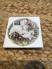 Westie West Highland Terrier Scotland Souvenir Fridge Magnet