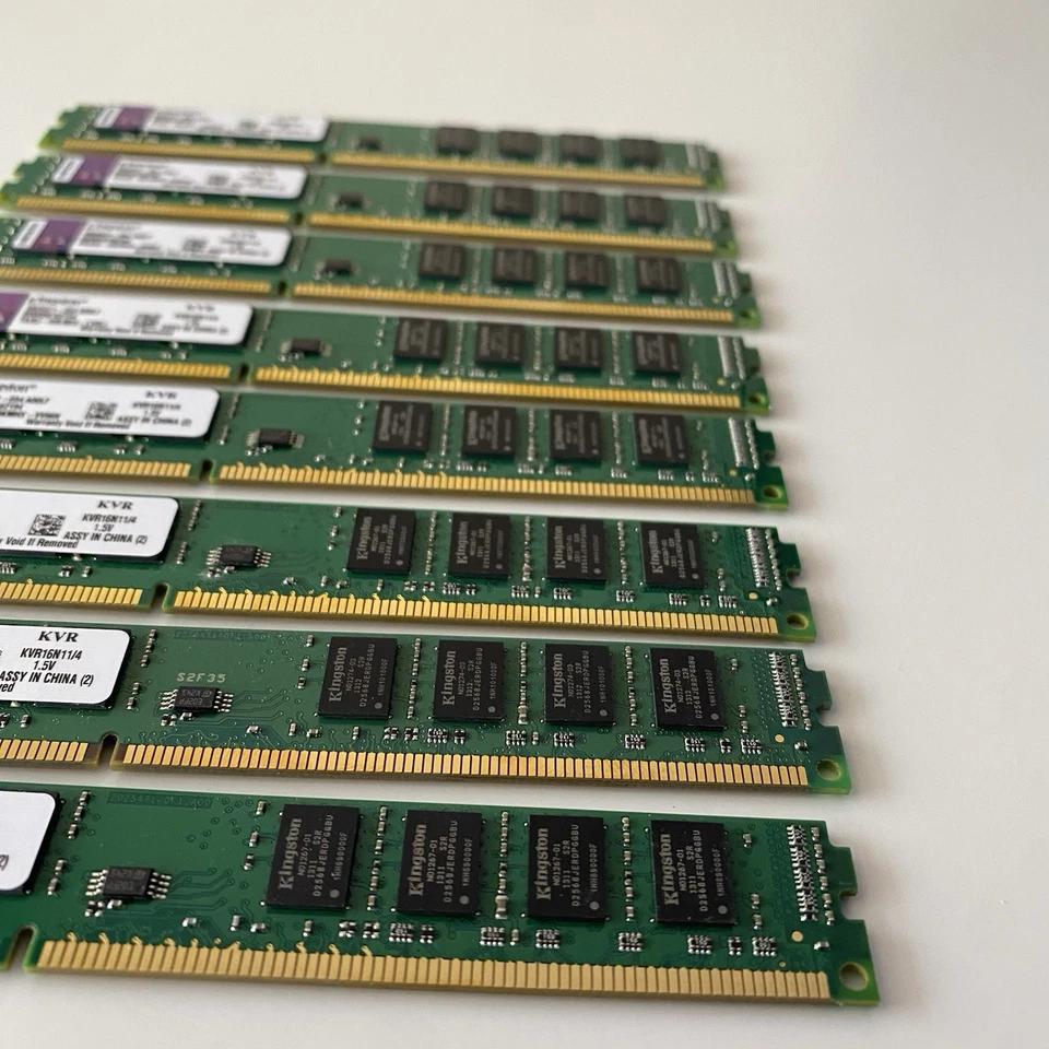 32GB (8x4GB) Kingston DDR3 1600MHz Desktop RAM – Untested, Read Description - Image 4 of 4