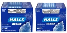 HALLS Relief Mentho-Lyptus Cough Drops, 40 Packs of 9 Drops (360 Total Drops)