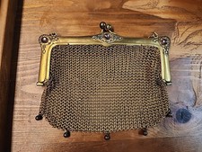 Antique German Silver Chain Mail Purse-broken Chain