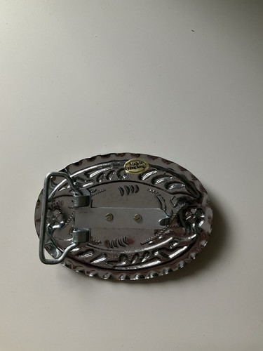 Paisley Western Cowboy Guns Wild West Cowboy Vintage Belt Buckle - Picture 3 of 3