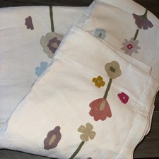 Anthropologie Embroidered Cotton Abstract Flo...