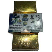 3 LOT - Find REAL Gold in 1 of 24 Boxes Gold Dig Blind Box Giggle Zone