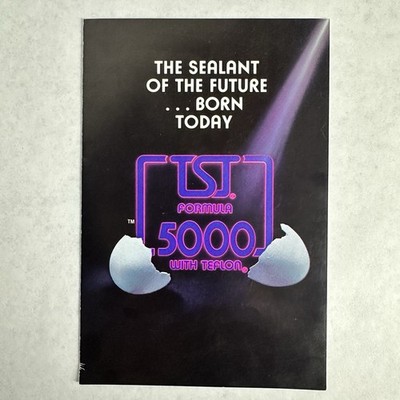 Vintage 1981 TST Formula 5000 Teflon Ad Advertising Brochure Booklet