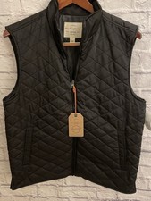 New NWT Weatherproof Mens Vintage Diamond Black Nylon Quilted Vest Sz Large L