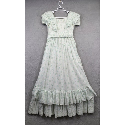 Vintage Prairie Maxi Dress XS Cottagecore 60s 70s Boho 2 Piece Layered, Size XS, $69.99 - Photo 6