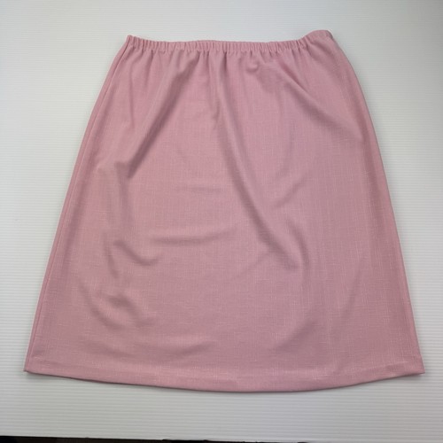 Pablo Collection Pink Skirt Set 2pc Size 20WP Lace Collar Vintage USA Made - Picture 14 of 14