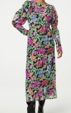 Image of Women’s UK10 Fabienne Chapot Varin Floral Midi Dress £179.99 RRP New With Tags