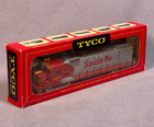 Vintage TYCO HO Toy Train Set SANTA FE Locomotive, Freight & Caboose Cars- BOXED — photo 3