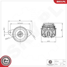 Support moteur Mercedes 280