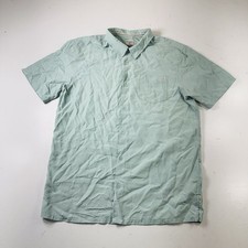Jack O  Neill Hawaiian Shirt Men's Size XL Light Blue Solid Print Oneill