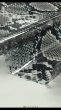 Animal Skin Printed Transparent Vinyl For Multi-purpose Diy Usa Seller