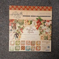 NEW Graphic 45  TWELVE DAYS OF CHRISTMAS  8x8 Paper Pack COMPLETE