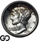 1919-S Mercury Dime, Scarce This Nice, Gem BU++ FSB Key Date!