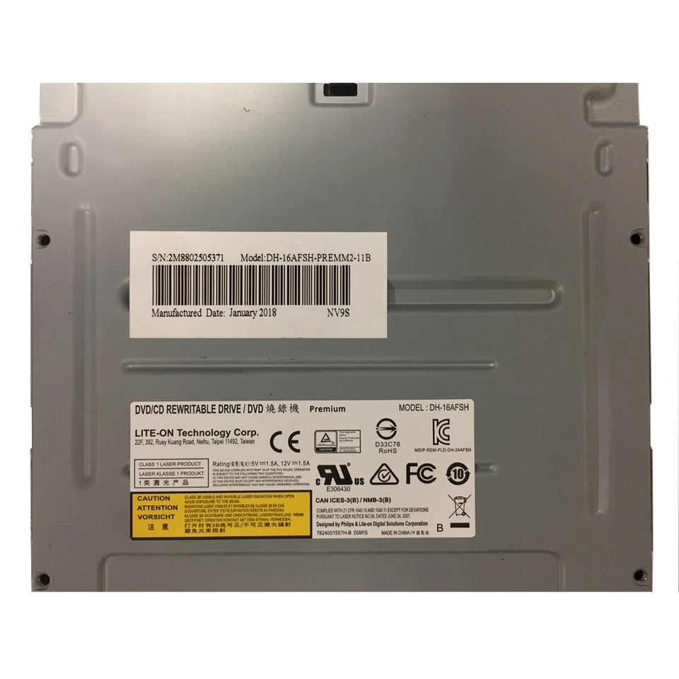 Lite-ON Premium SATA Internal CD/DVD/RW DL Optical Disc Drive Burner Recorder - Image 4 of 4